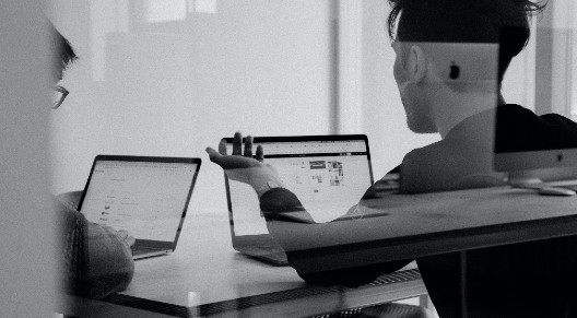 people working in office